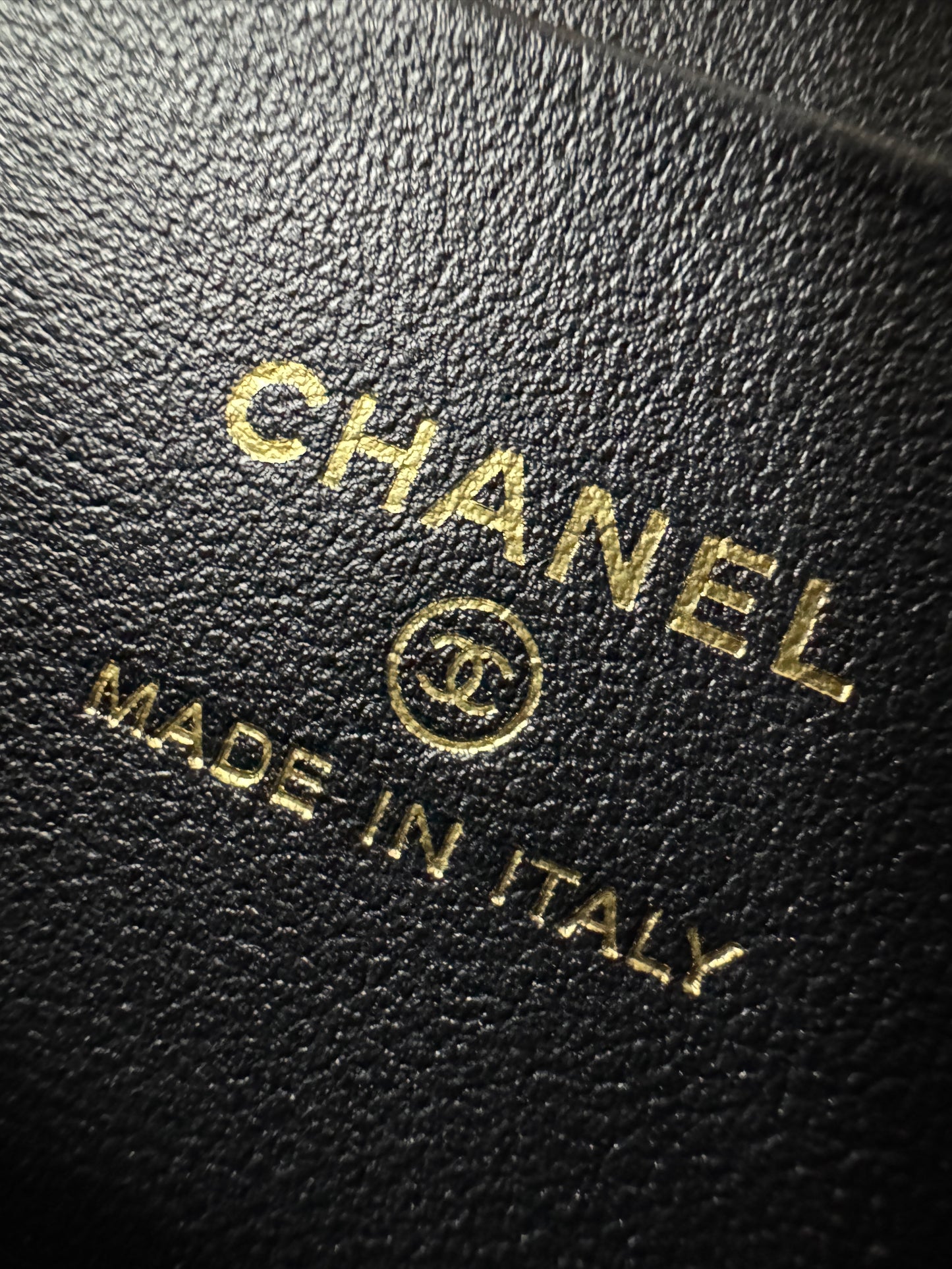CHANEL 25P 拉絲金扣 LP盒子包