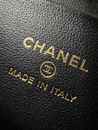 CHANEL 25P 拉絲金扣 LP盒子包