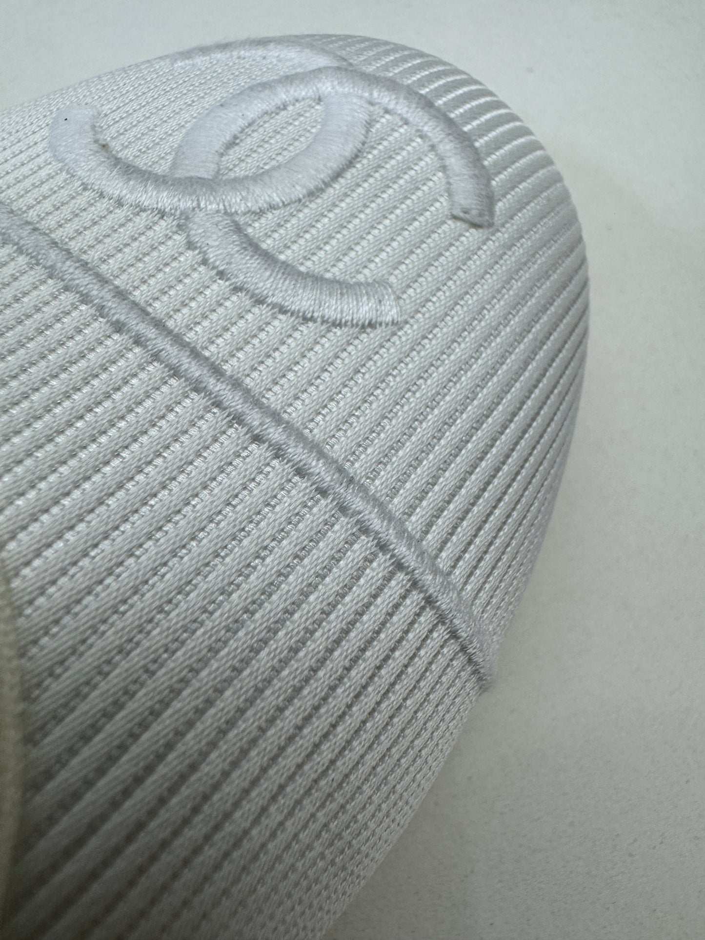 CHANEL 24S Mary Jane 芭蕾舞鞋 白色娟布