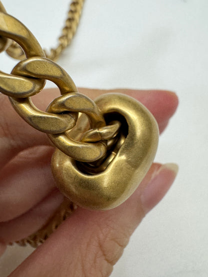 CHANEL 愛心金球 灰色 Mini Flap Bag 20cm