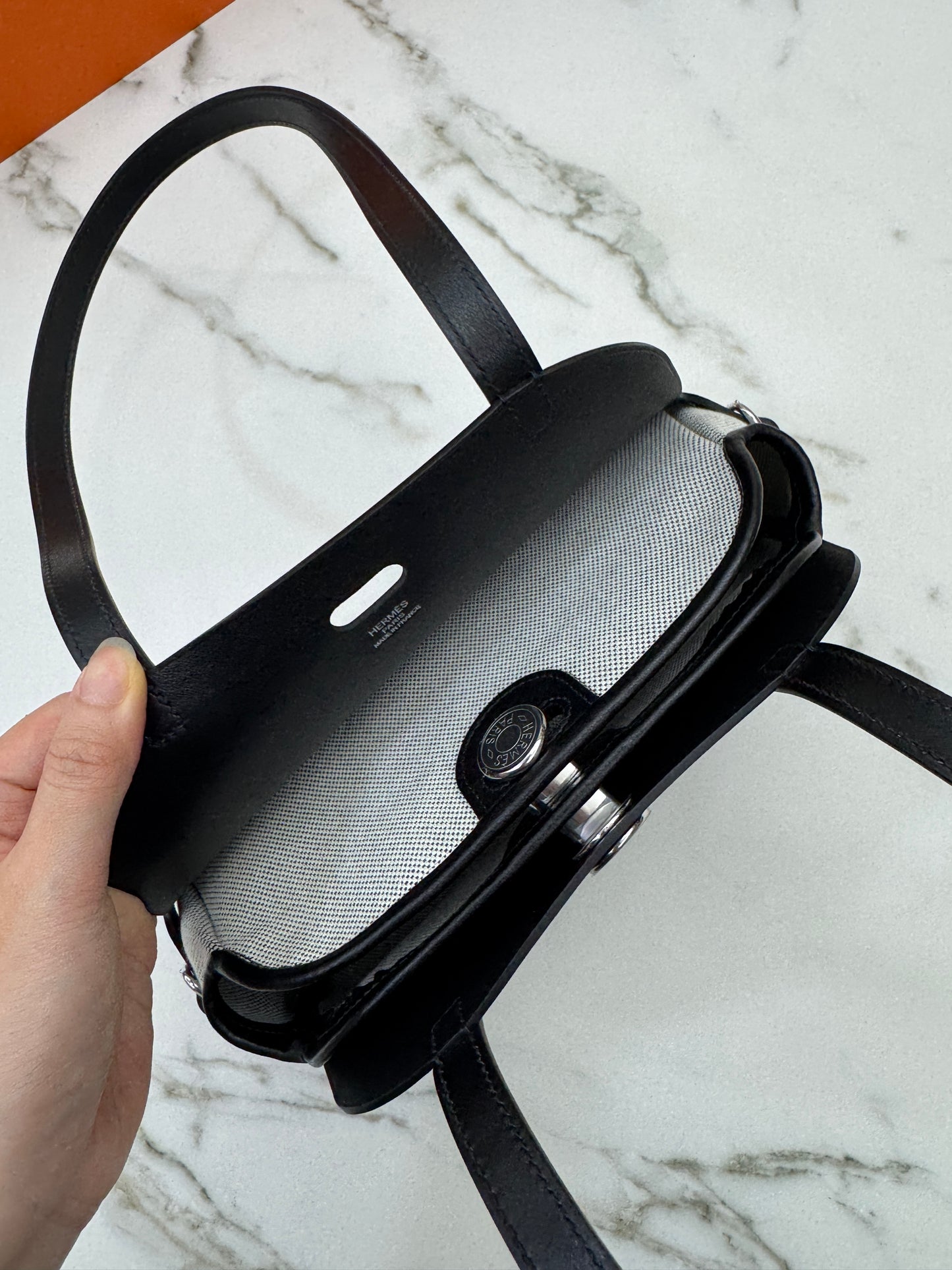 HERMES Tablier 熊貓色