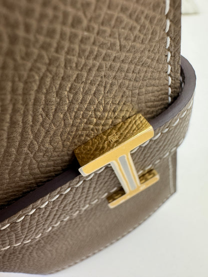 HERMES Bearn Mini Wallet 帶散紙位 大象灰金扣 Etoupe GHW