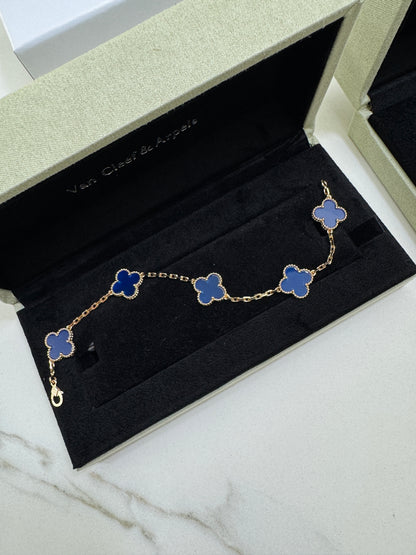VCA Vintage Alhambra Bracelet 五花藍玉髓