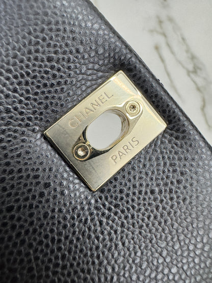 CHANEL 青蛙Duma 荔枝牛皮 Large