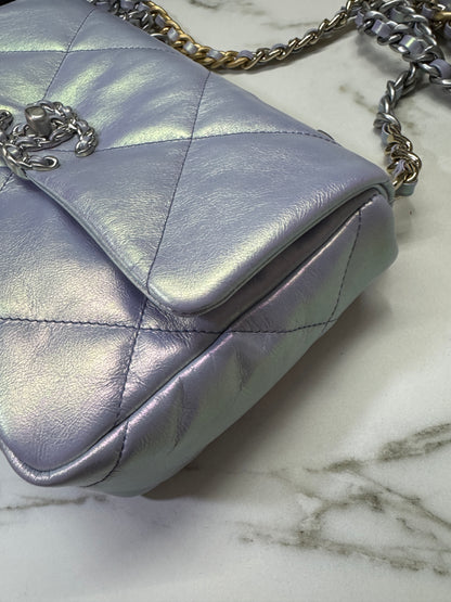 CHANEL 19 Bag Small 22P幻彩紫 小號