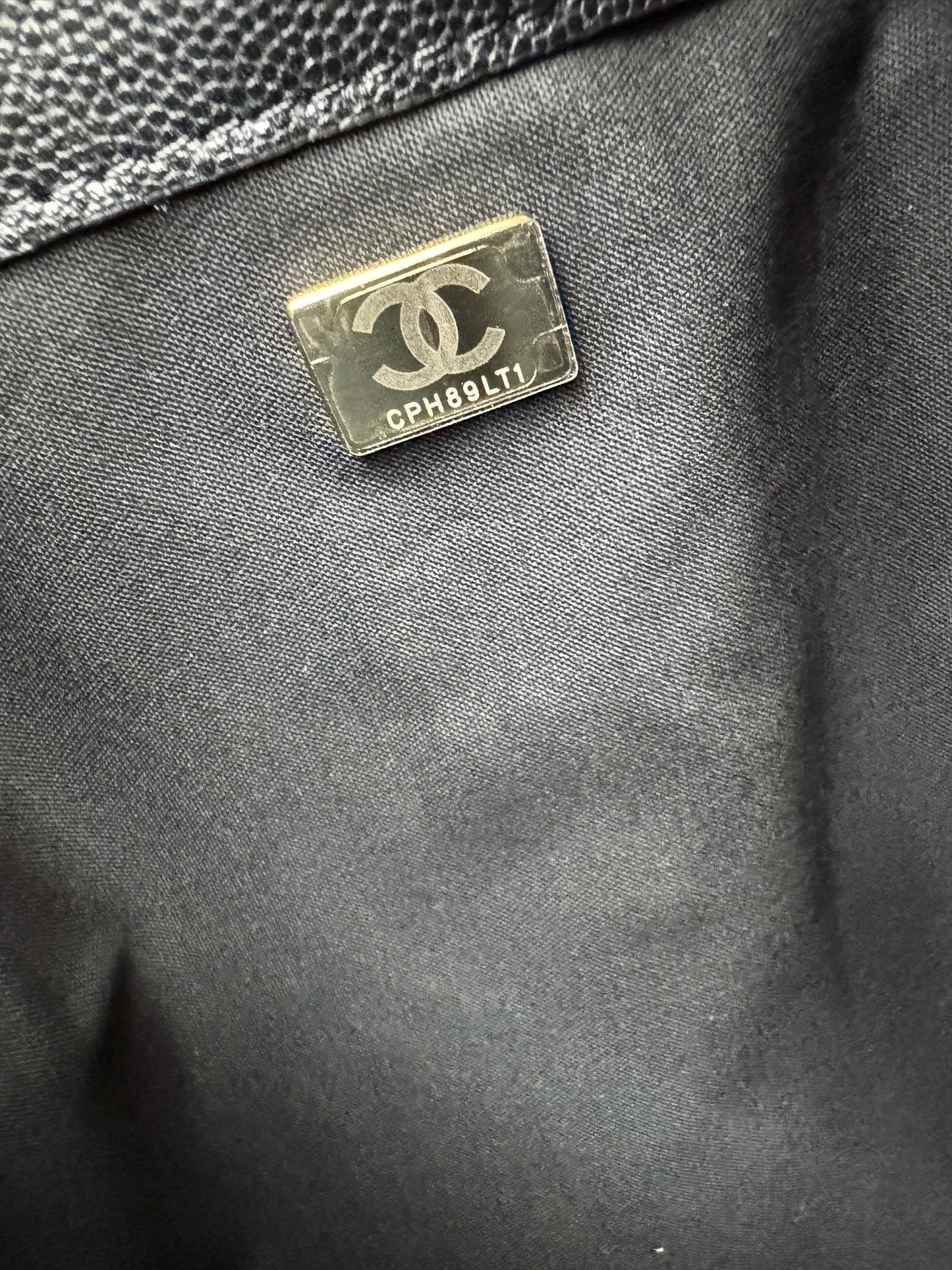 CHANEL 25Bag Medium 黑色荔枝皮
