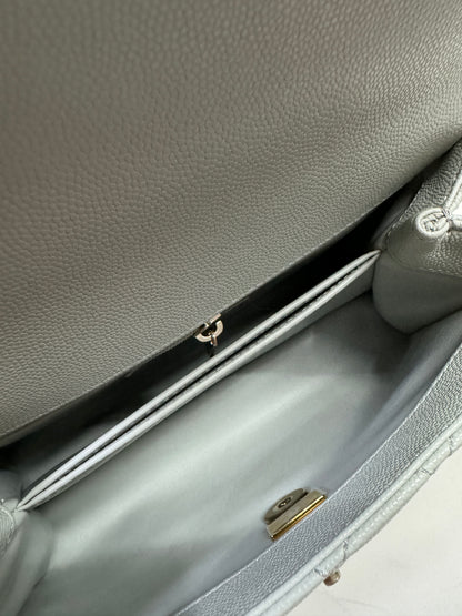 CHANEL Cocohandle 冰川藍 24P Small