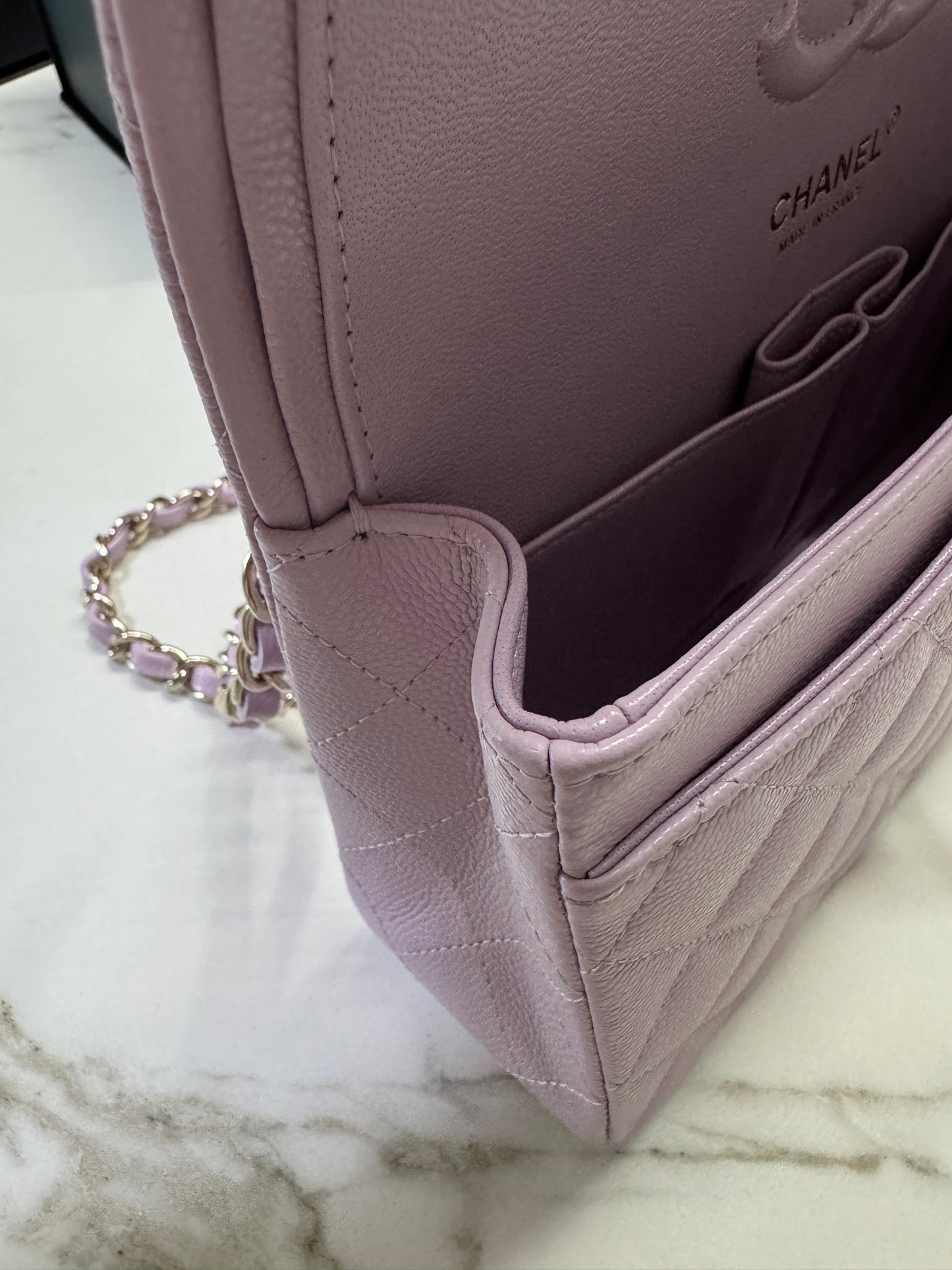 CHANEL 24A紫粉色 CF23 Small