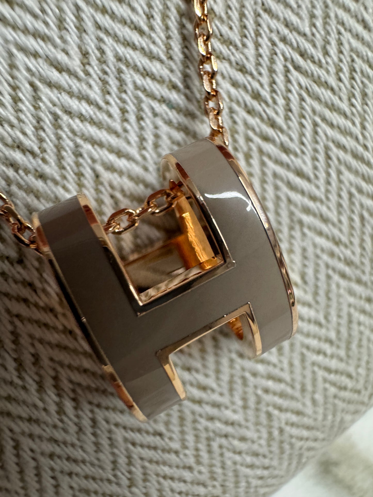 HERMES Pop H 玫瑰金 奶茶灰