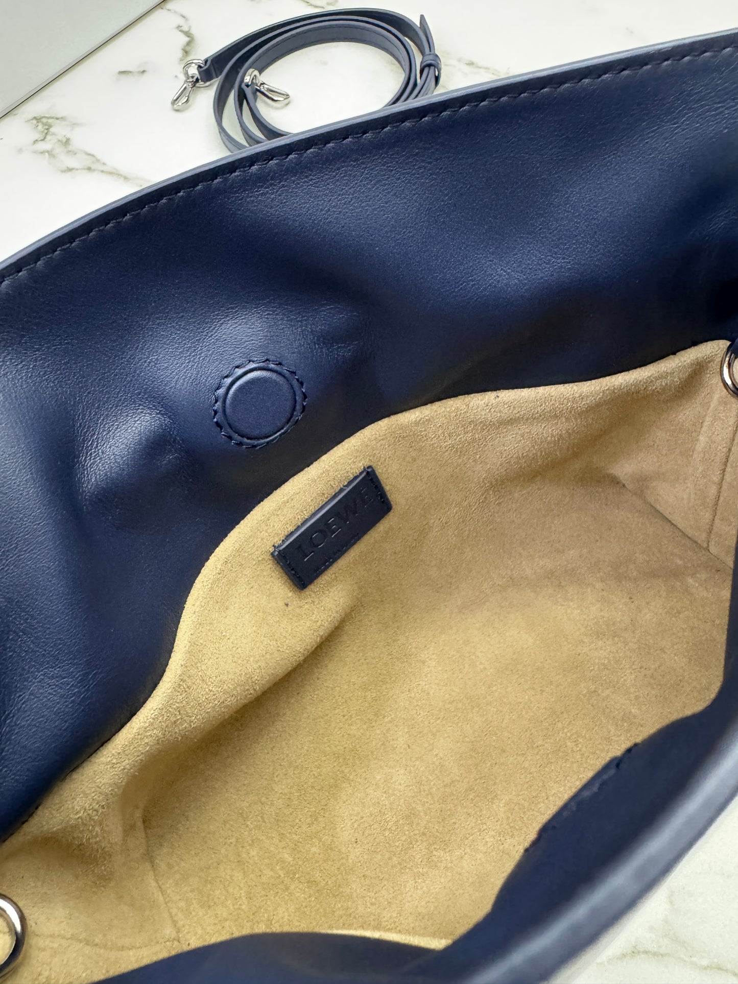 LOEWE Mini Flamenco 深遂藍 Abyss Blue