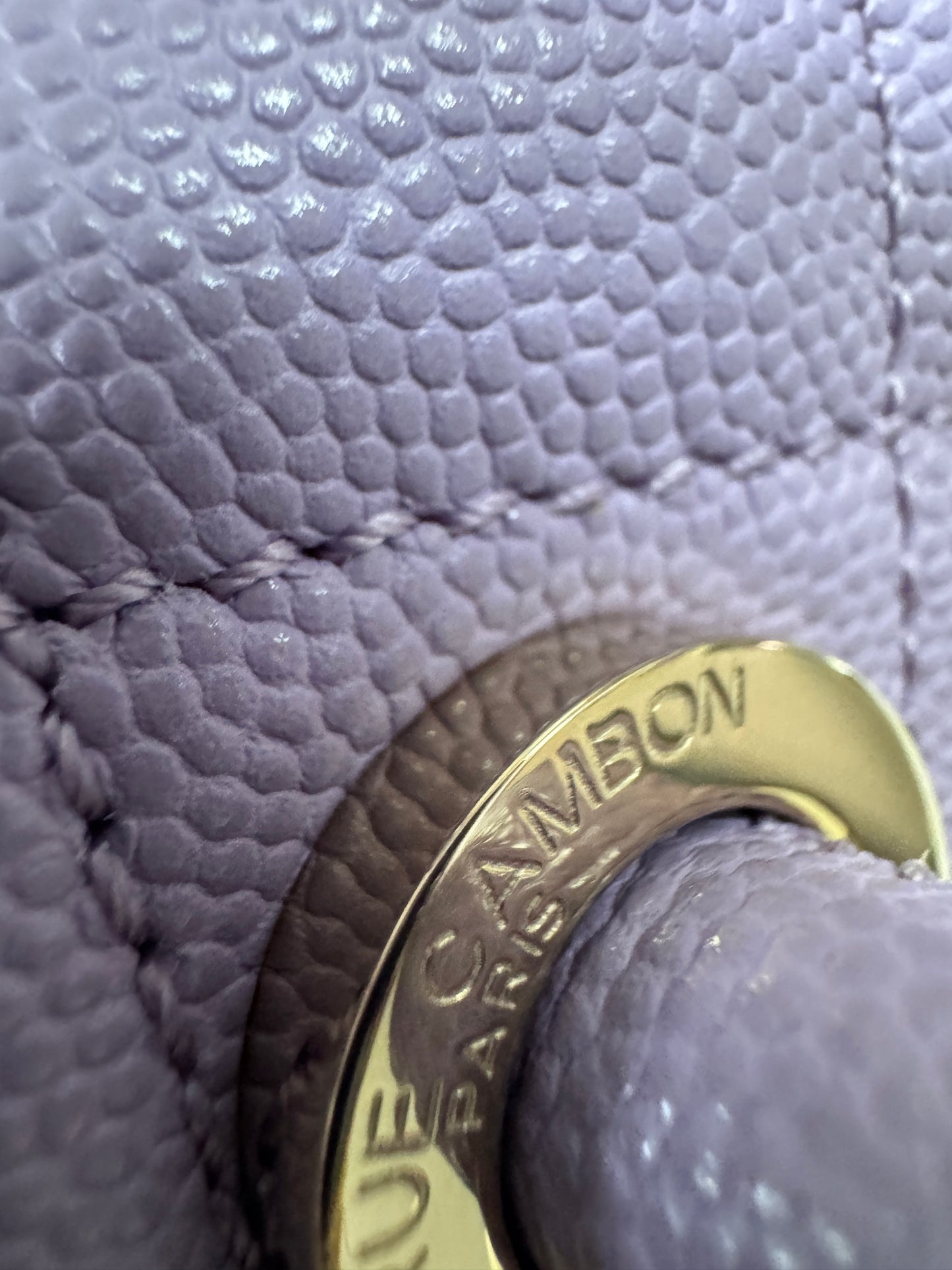 CHANEL Coco Handle 24P紫色 Small