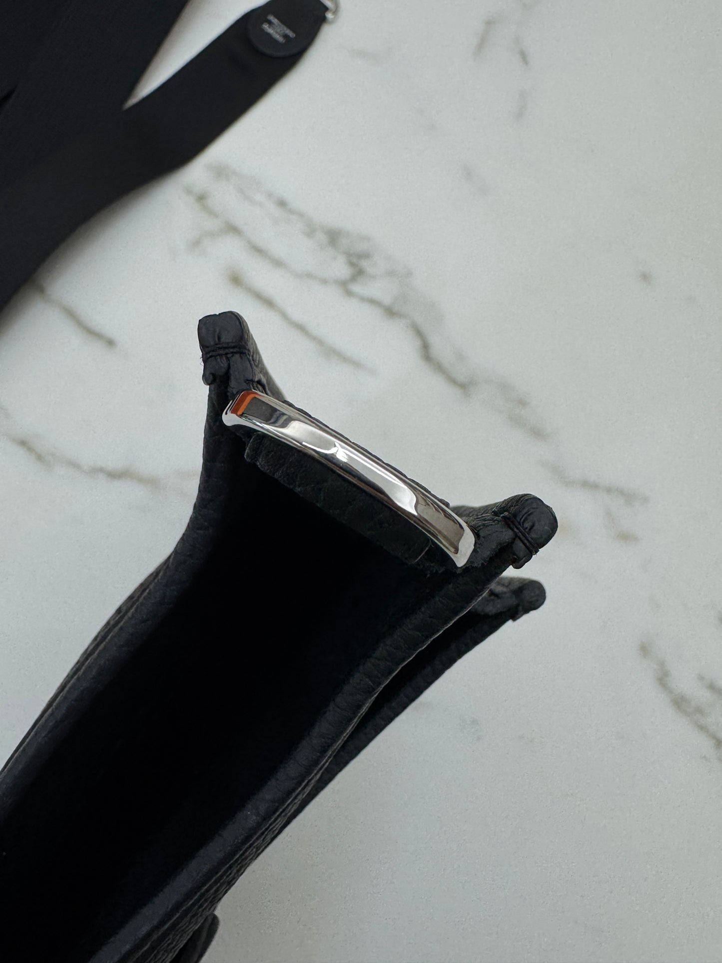 HERMES Evelyne23 黑銀 TC