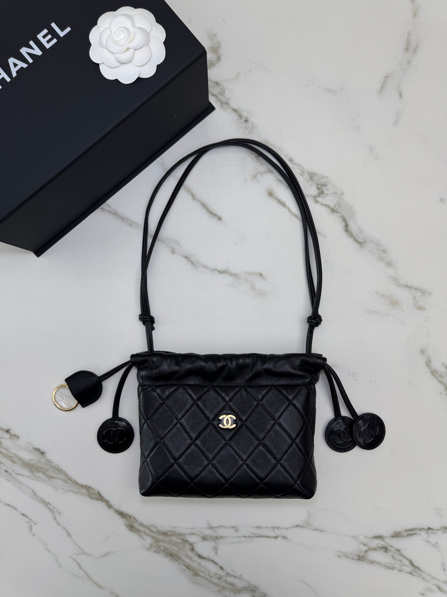 CHANEL 26S 抽繩福袋 Mini