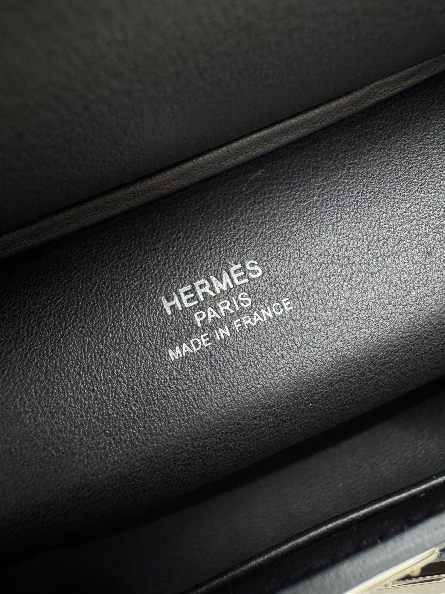 HERMES Mini Jypsiere 熊貓帆布 Swift/ Canvas