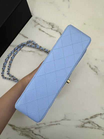 CHANEL CF23 Small 23P粉藍色