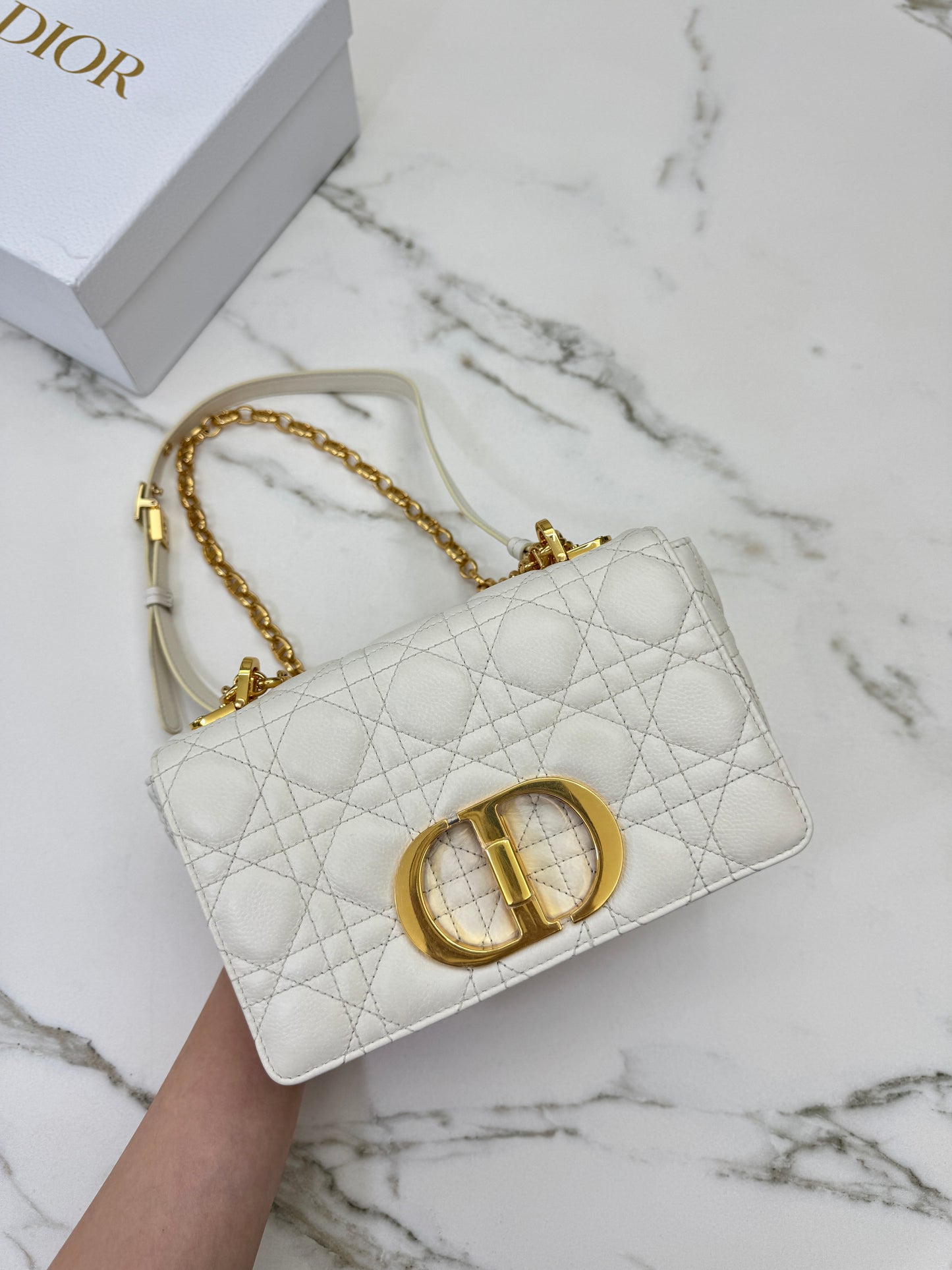 DIOR Caro Small 白色