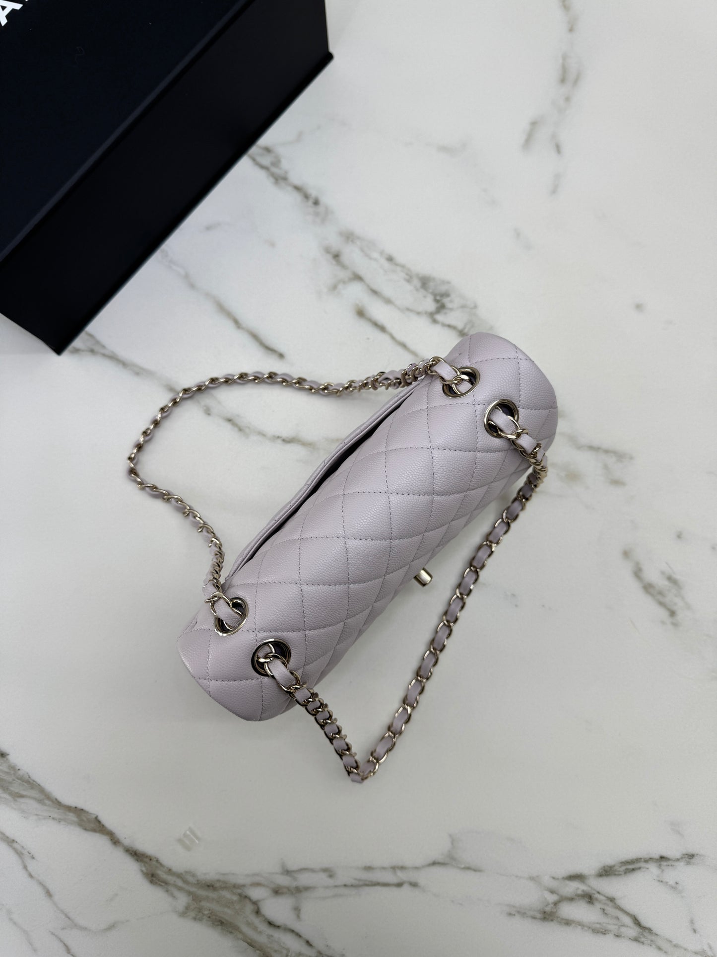CHANEL CF23 Small 21S Liliac Caviar Calfskin GHW