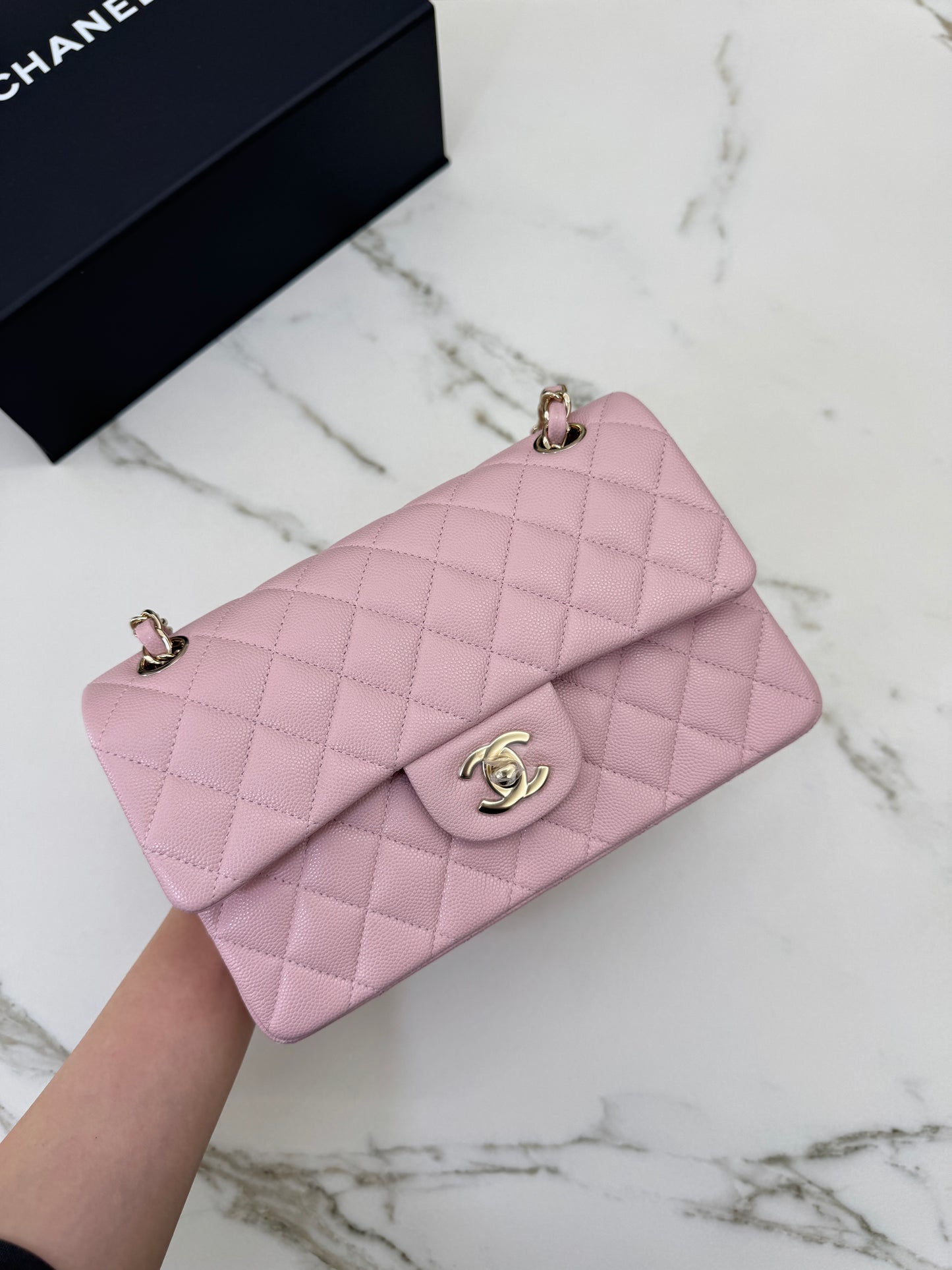 CHANEL 23K貝兒粉 CF23 Small