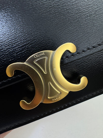 CELINE 凱旋門卡包 Box皮