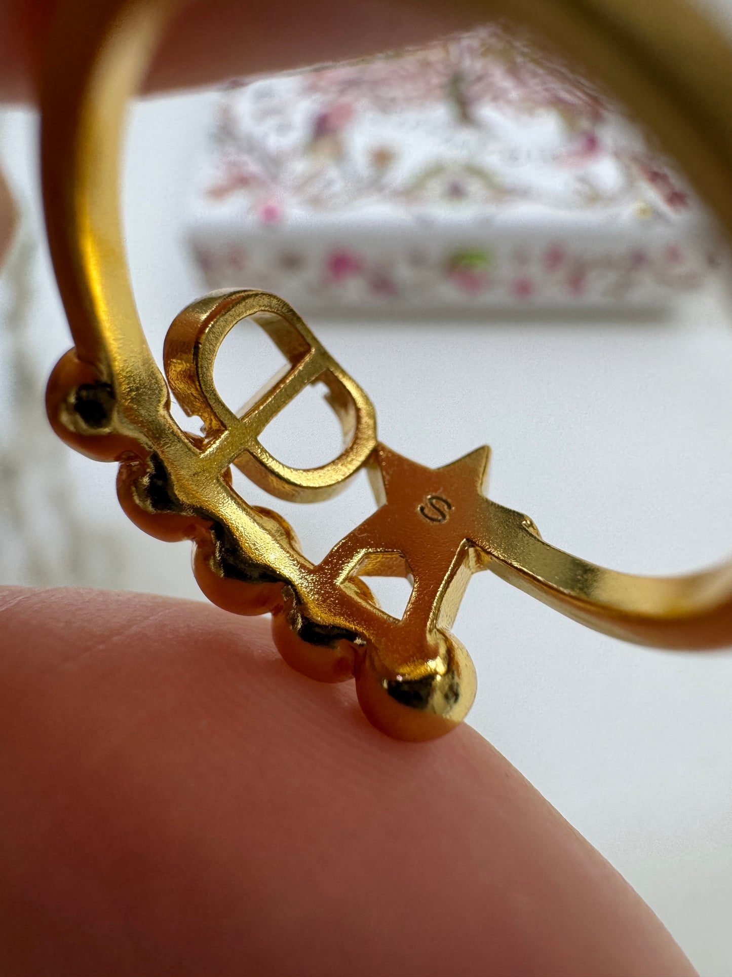 DIOR Petit CD 珍珠戒指