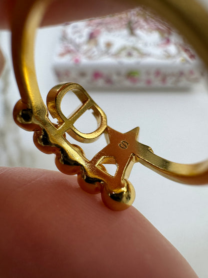 DIOR Petit CD 珍珠戒指