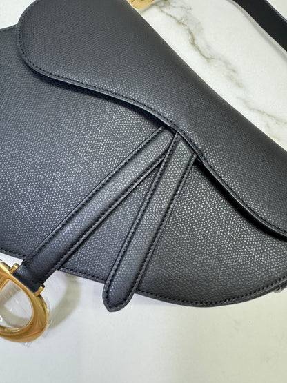 DIOR Saddle Medium Black