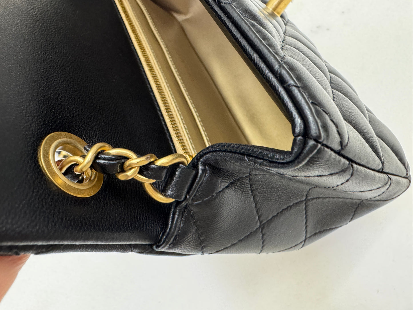 CHANEL 25B調節扣 Mini CF20 羊皮