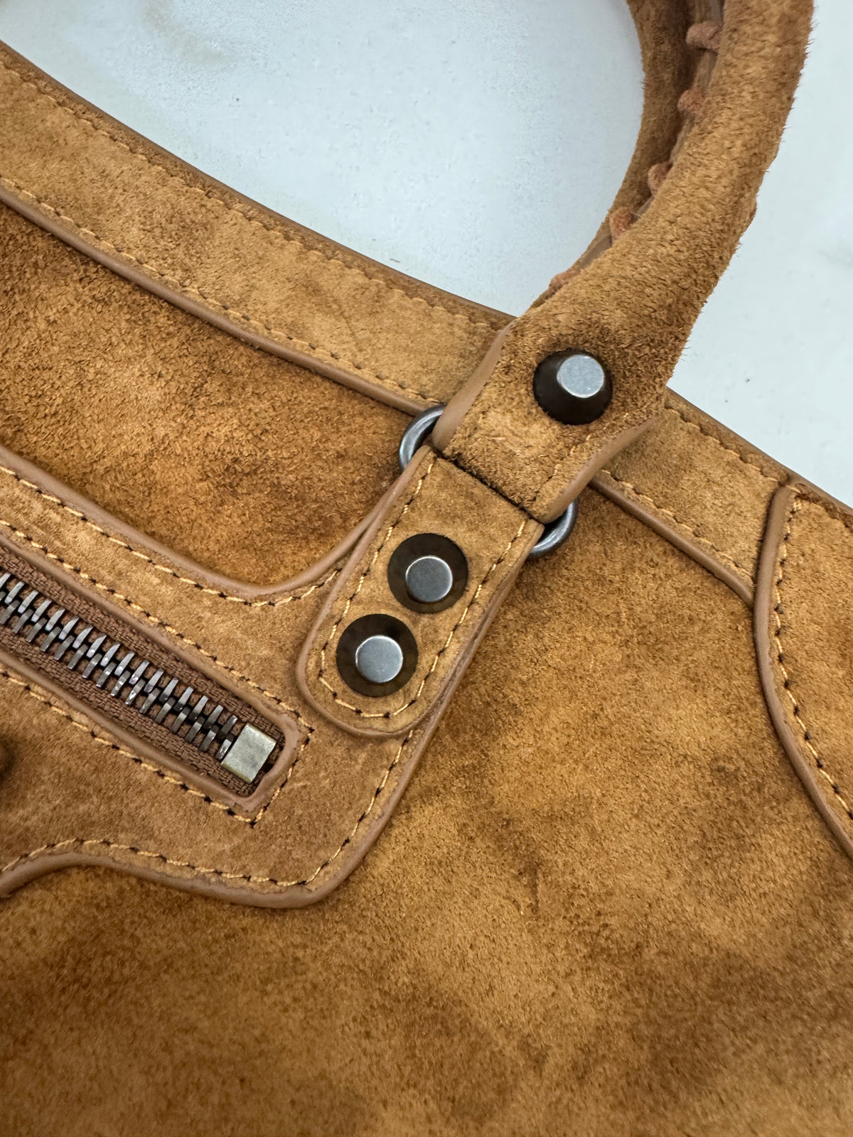 BALENCIAGA Le City Small 焦糖麂皮