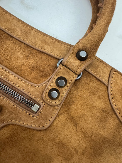 BALENCIAGA Le City Small 焦糖麂皮