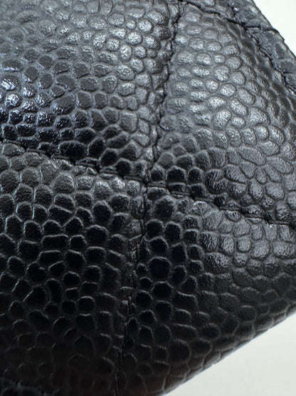 CHANEL 黑銀牛 Cardholder