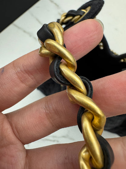 CHANEL 25Bag 黑色牛仔 Small