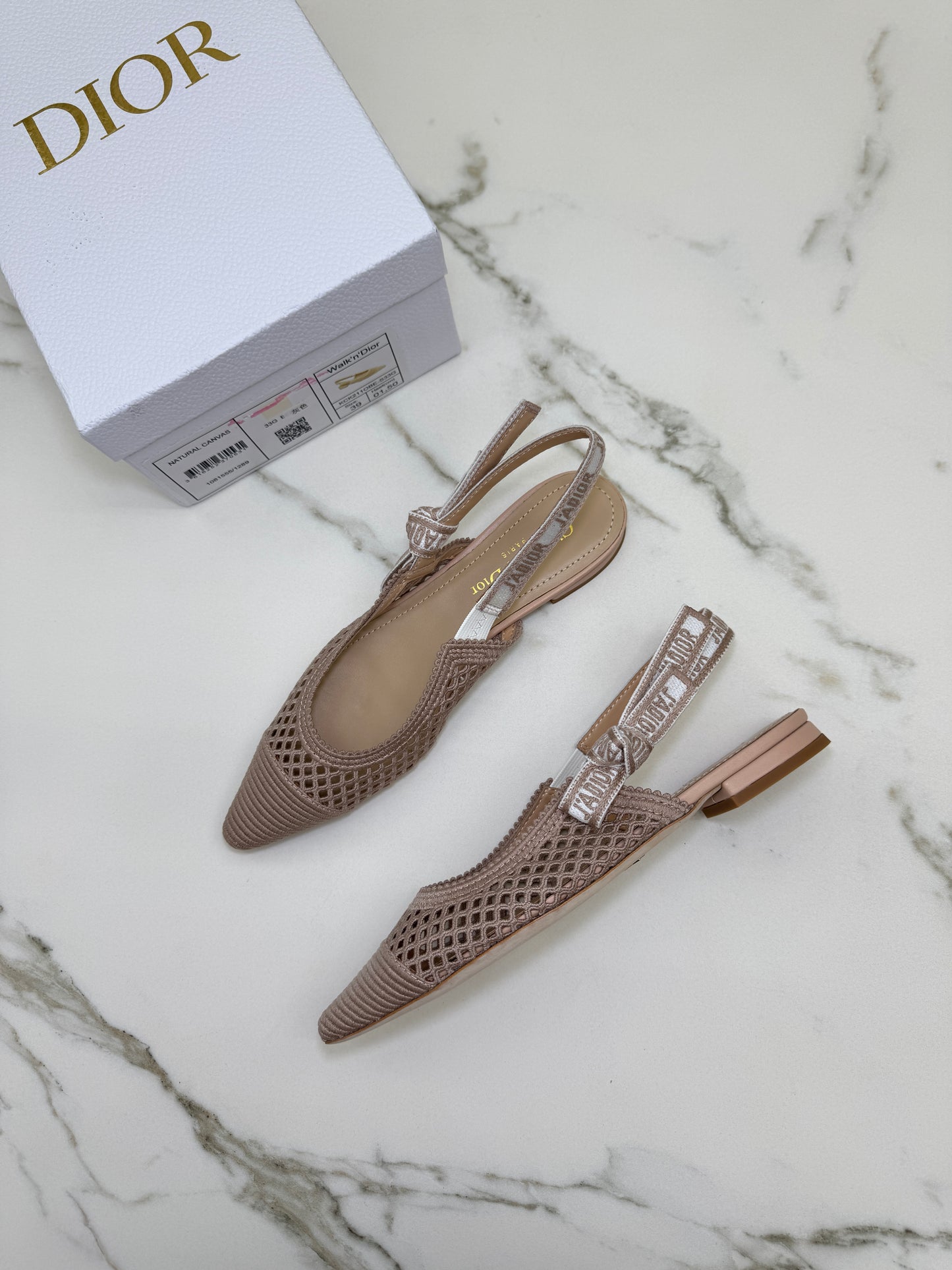DIOR J’adior Slingback 裸粉鏤空