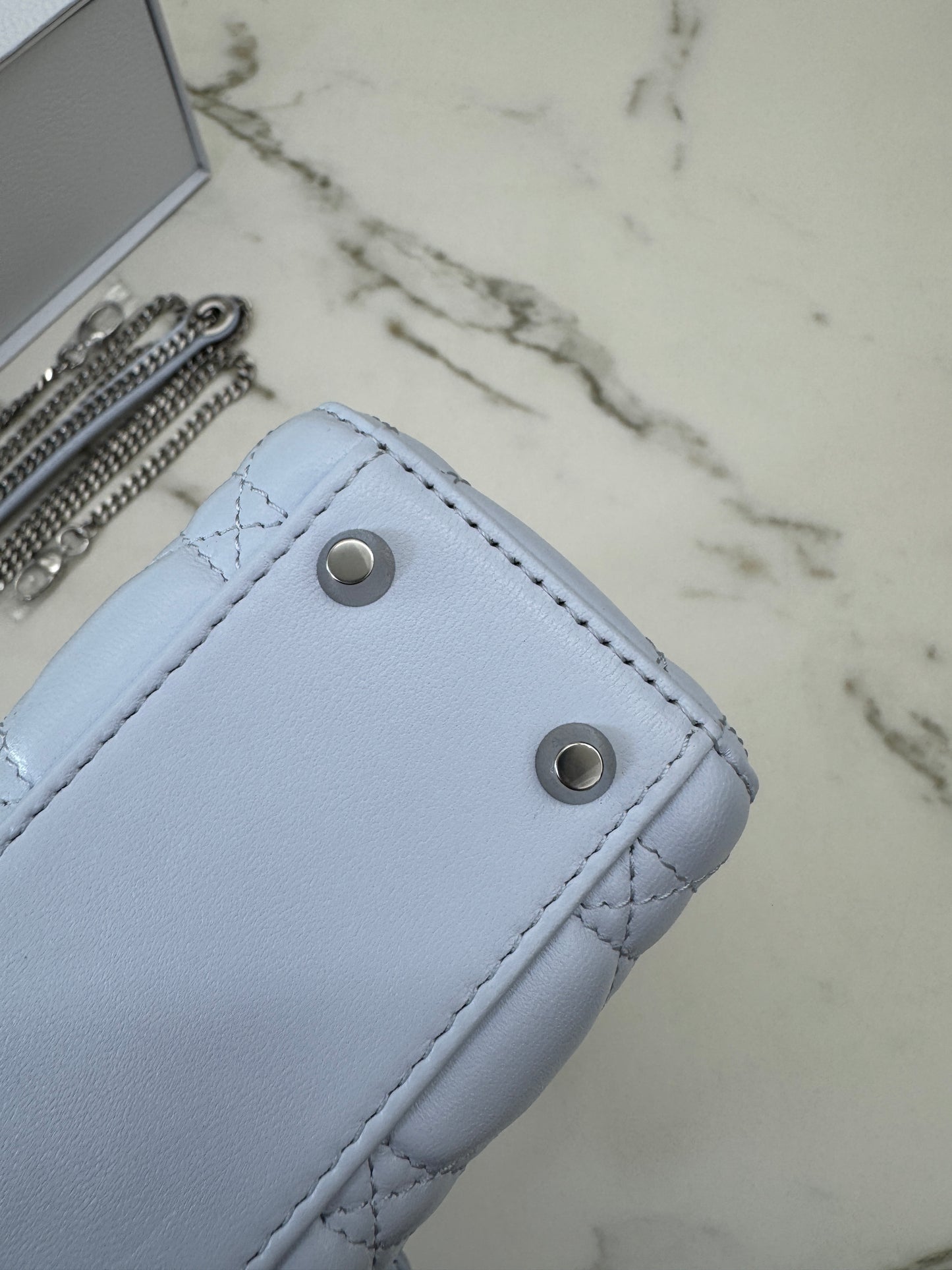 DIOR Mini Lady Dior Shirt Blue