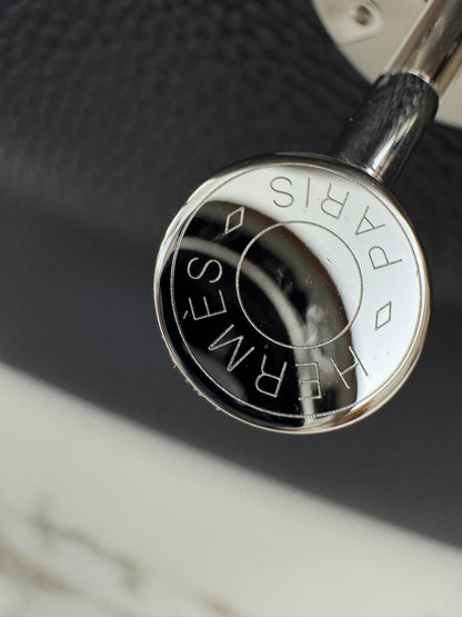 HERMES Lindy 30 石墨灰銀扣 TC 88 Graphite PHW