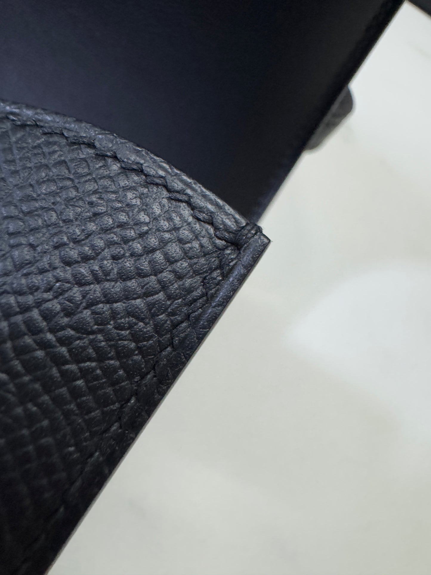 HERMES Mini Constance 黑色 玫瑰金扣 Epsom