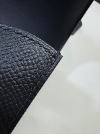 HERMES Mini Constance 黑色 玫瑰金扣 Epsom