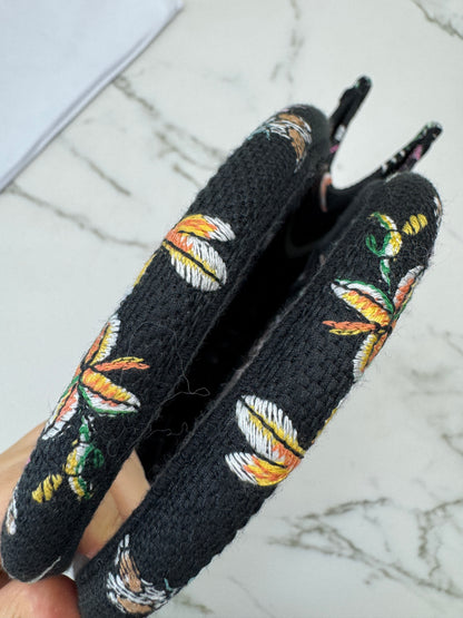 DIOR Book Tote Herbarium Black Medium