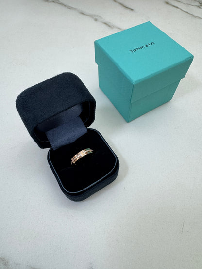TIFFANY T1 玫瑰金戒指