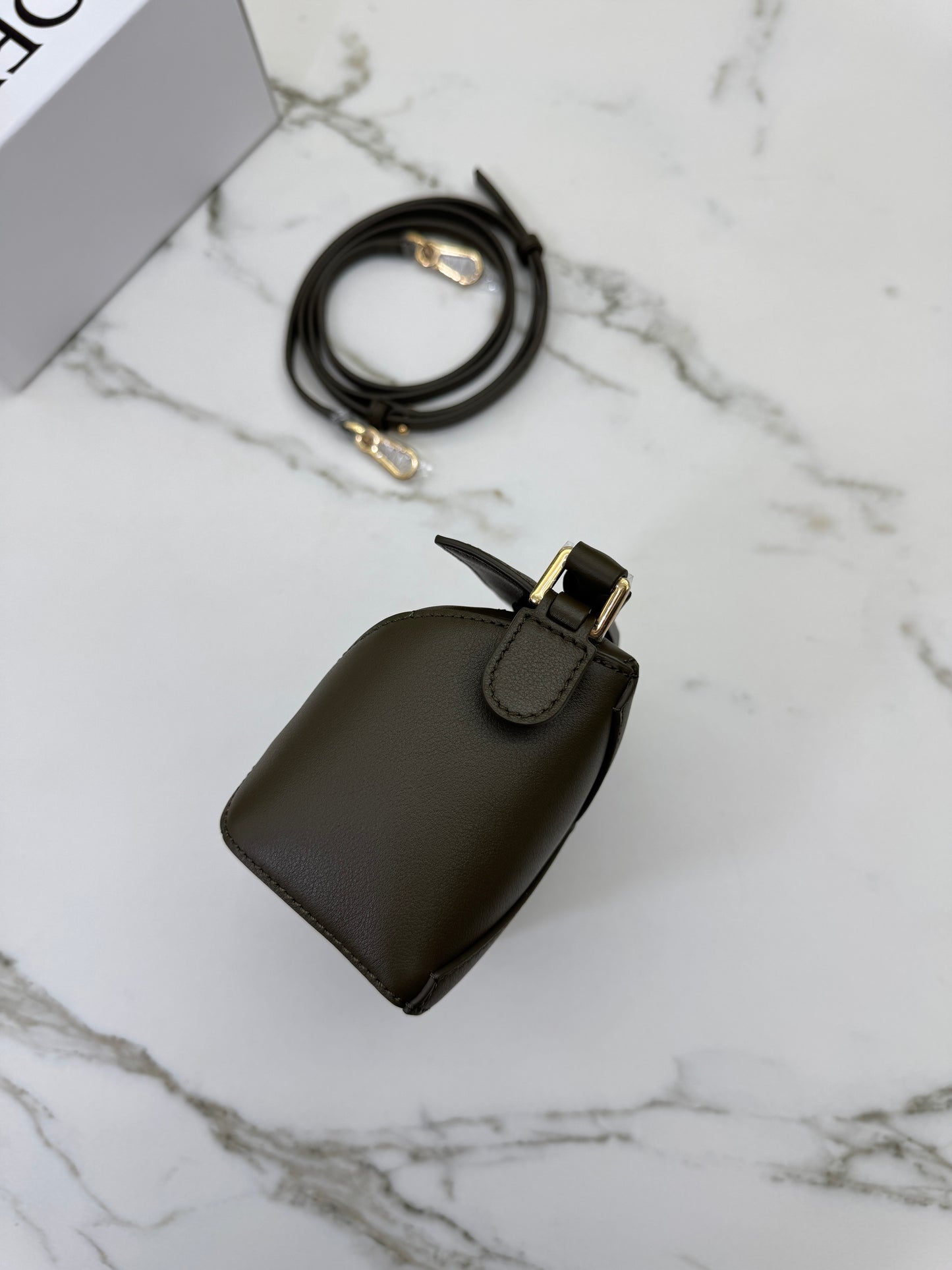 LOEWE Mini Puzzle 深卡其綠