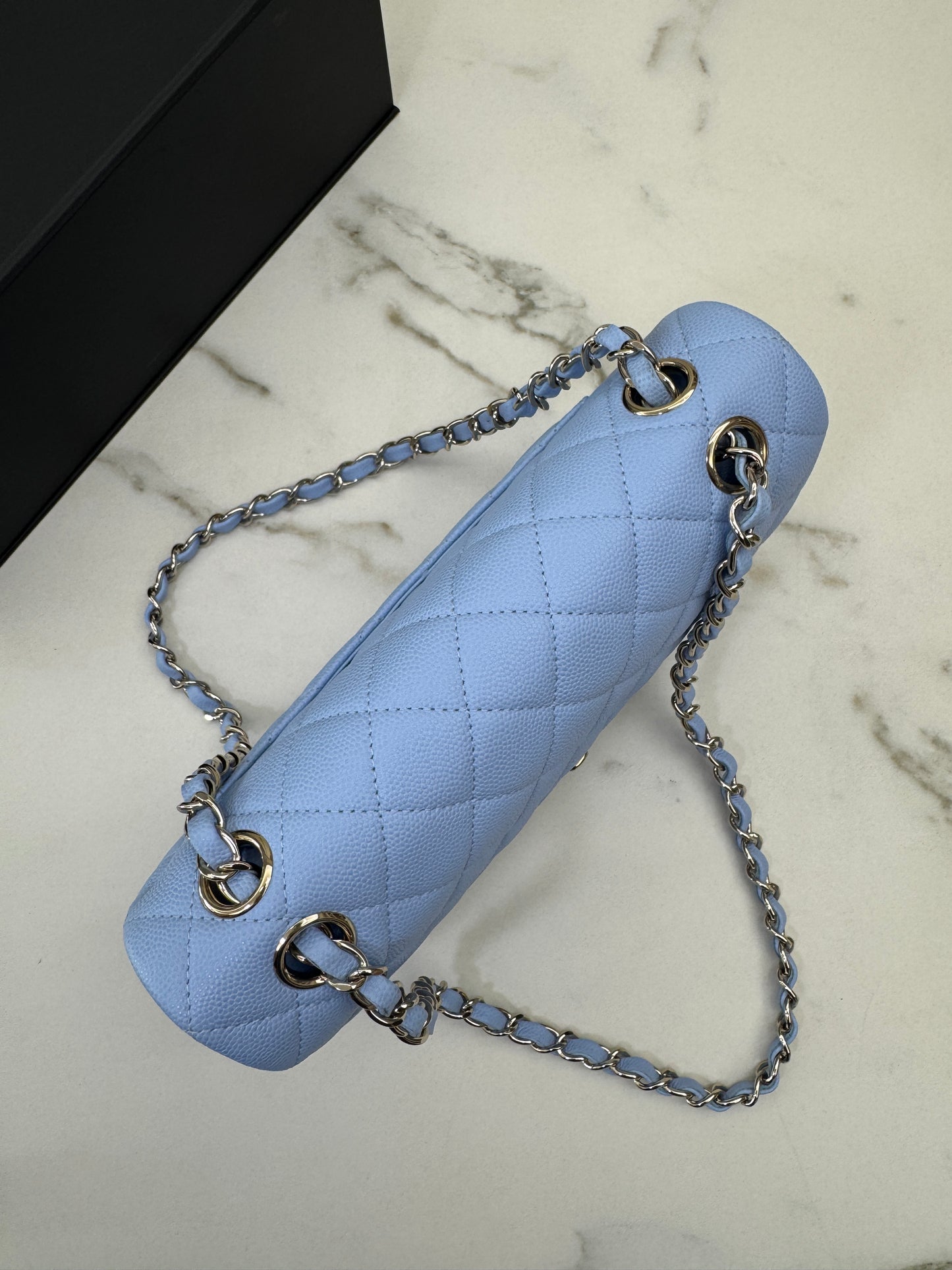 CHANEL CF23 Small 23P粉藍色