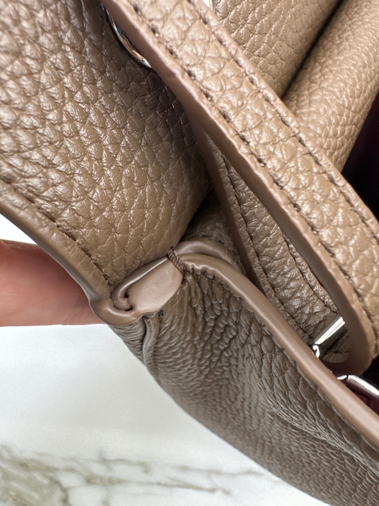 CHANEL Maxi Flap Small 32cm 大象灰/ 深卡其色 Dark Khaki