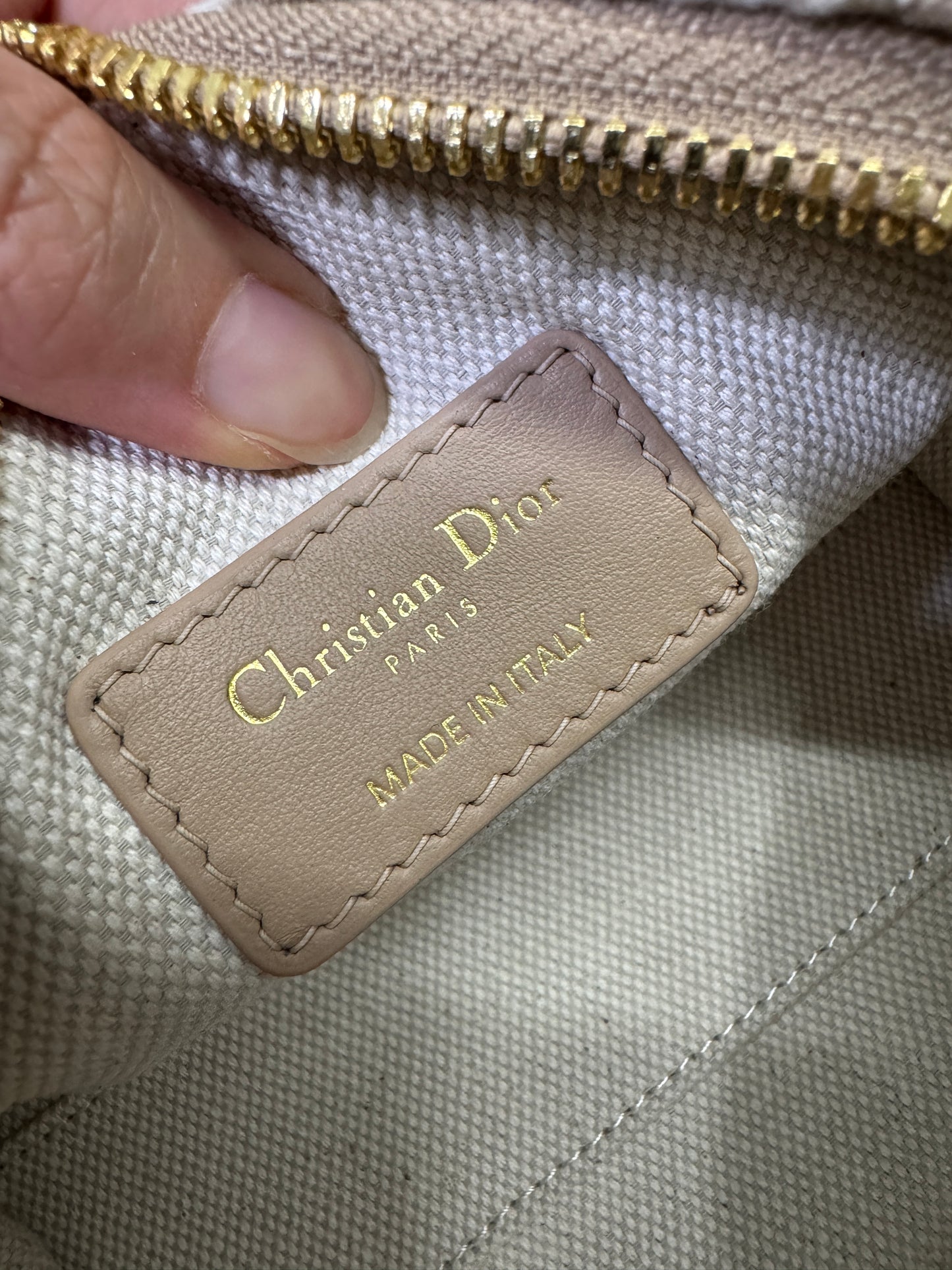 DIOR Groove Mini 奶茶色老花