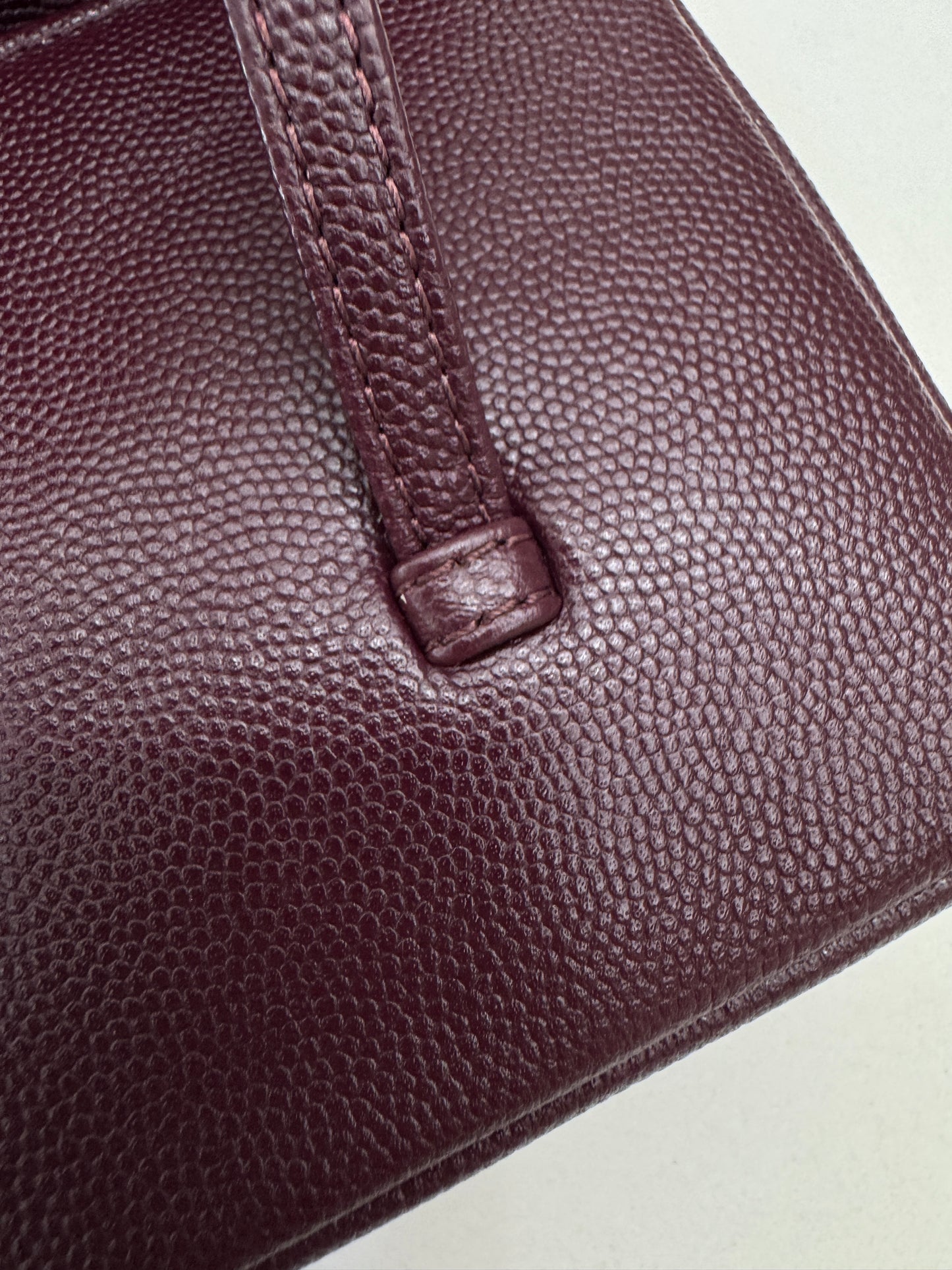 CHANEL Preppy Coco Mini 酒紅色