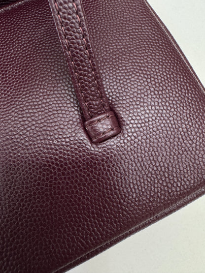 CHANEL Preppy Coco Mini 酒紅色