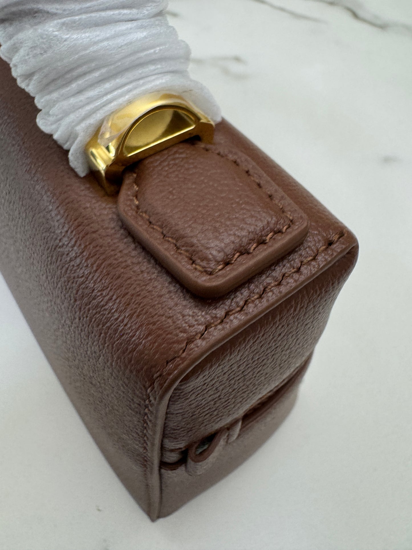 LORO PIANA Extra Bag 23 焦糖棕色