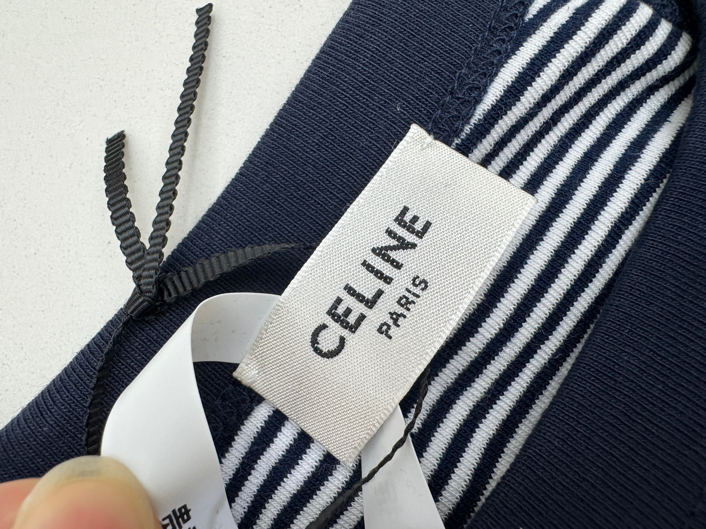 CELINE 海軍藍條紋背心
