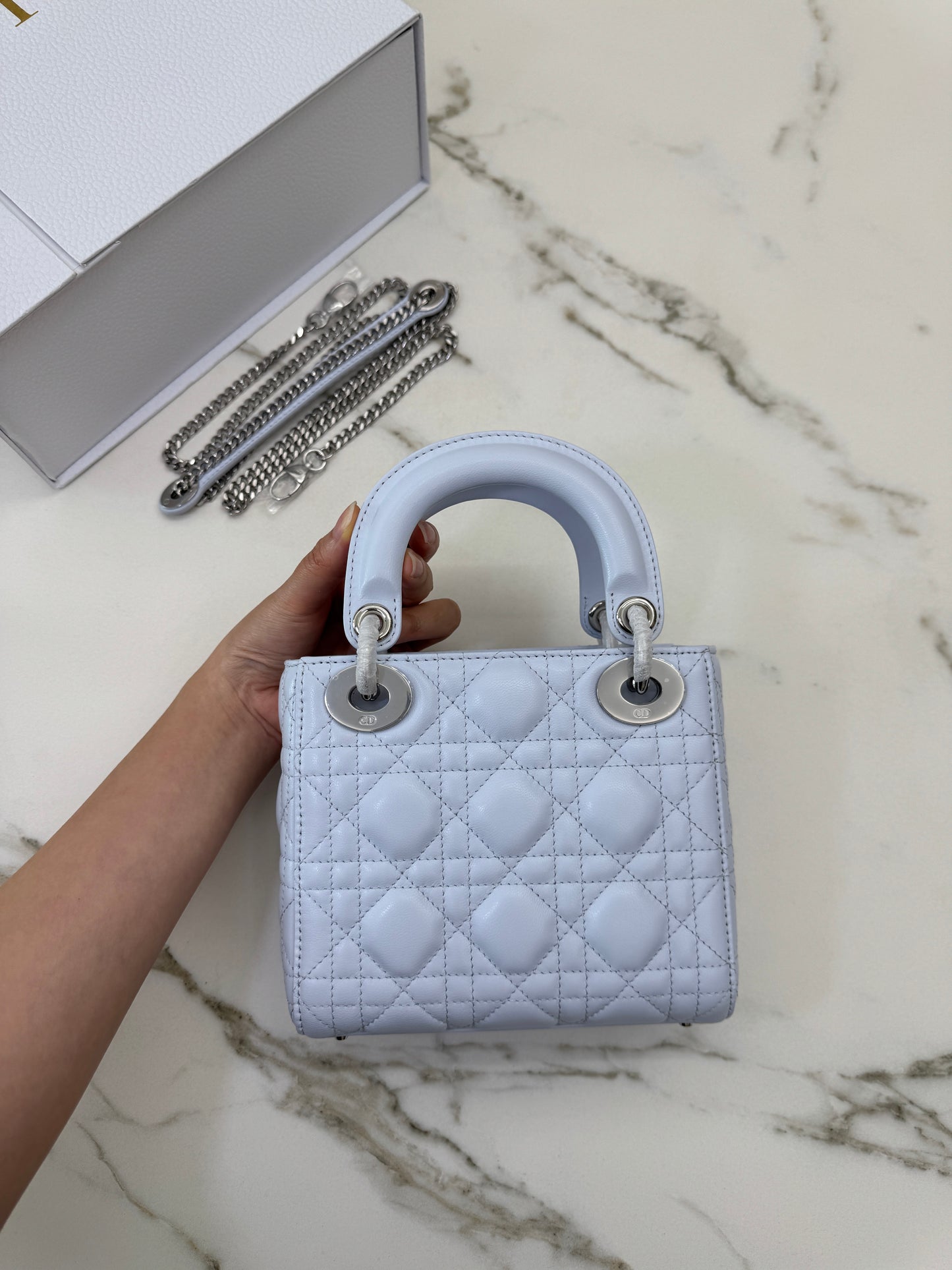 DIOR Mini Lady Dior Shirt Blue