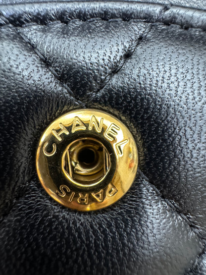 CHANEL CF25 Medium 黑金羊
