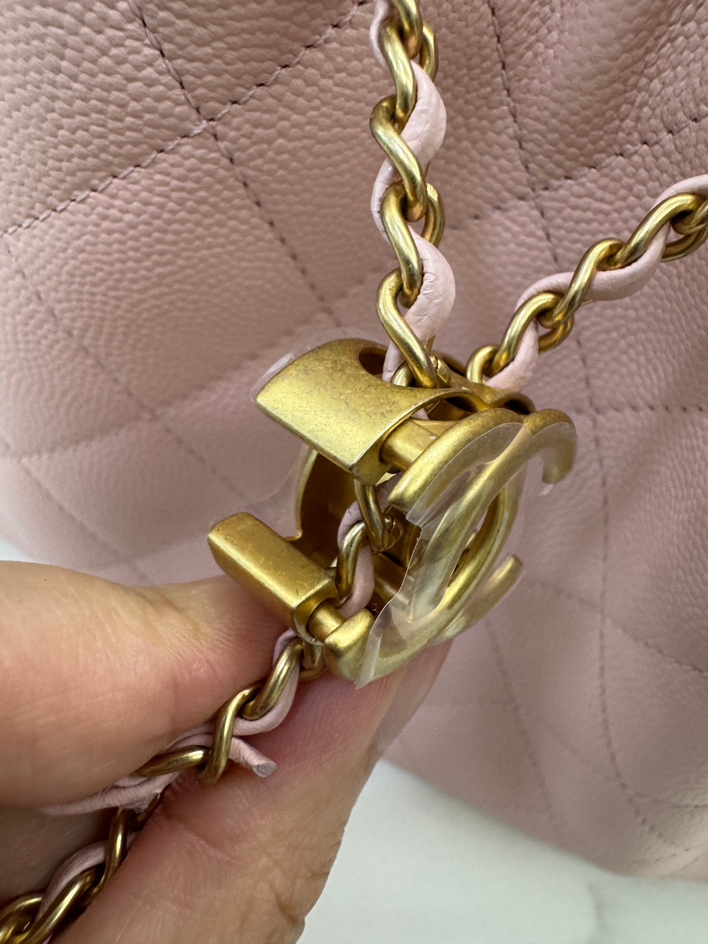 CHANEL 25Bag Small 櫻花粉 Pink Caviar 【專櫃查碼版】