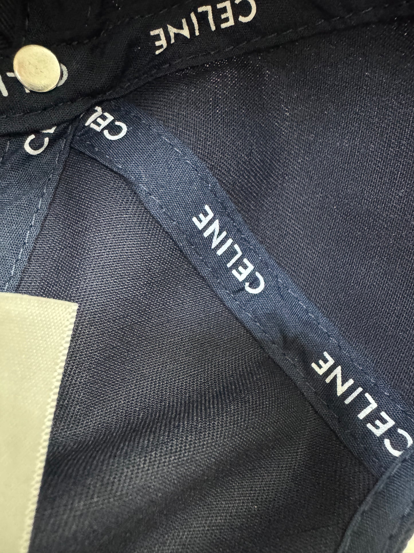 CELINE 凱旋門鴨舌帽 藏藍色